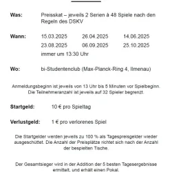 Skat-Stadtmeisterschaft 2025