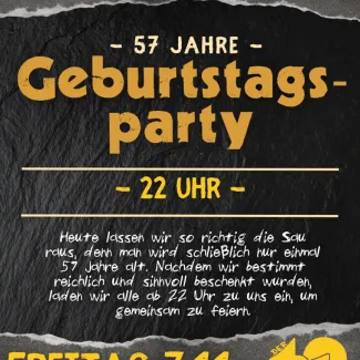 Geburtstagsparty